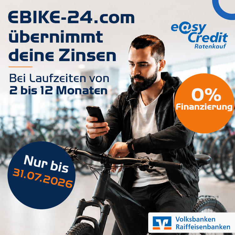 ebike-24.com übernimmt deine Zinsen