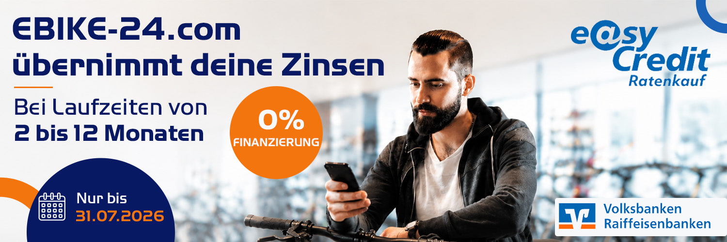 ebike-24.com übernimmt deine Zinsen