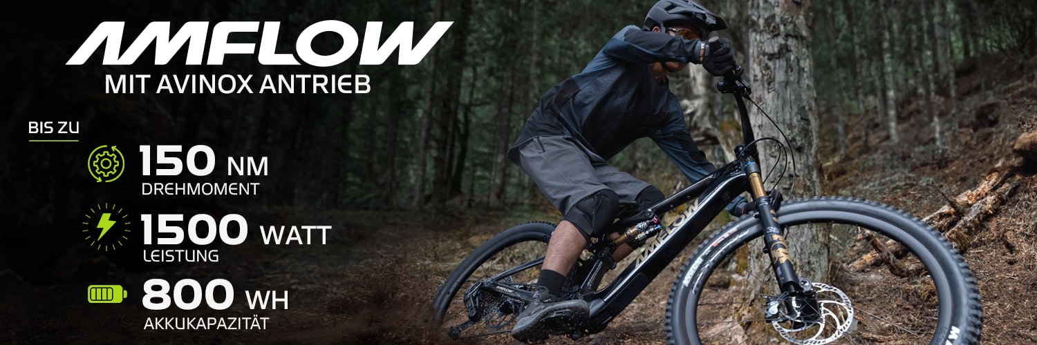 AMFLOW E-Bike mit Avinox-Antrieb