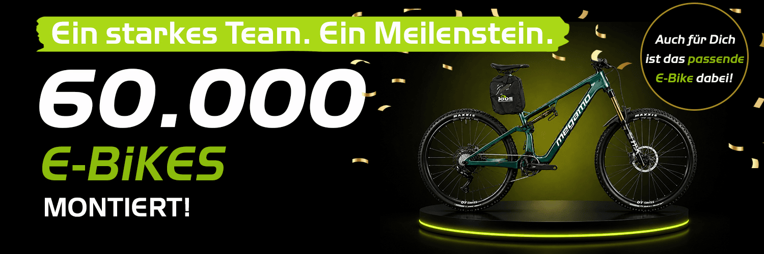 Banner 60.000 E-Bikes bei Fahrradlagerverkauf.com