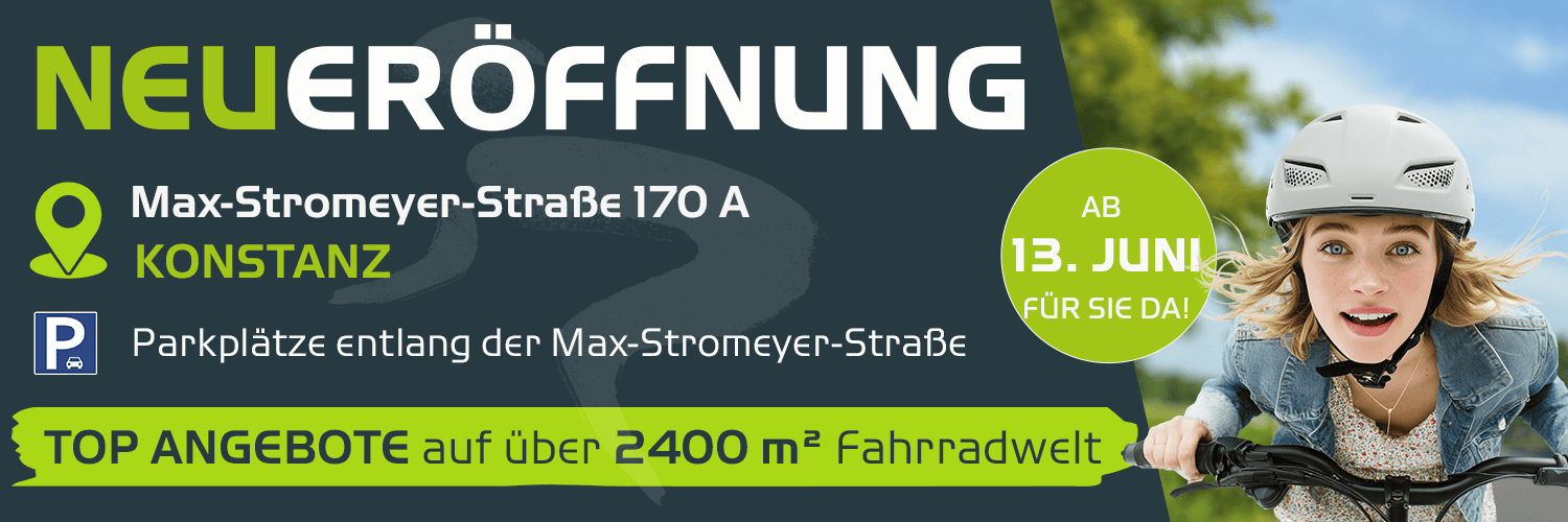 Banner Neueröffnung in Konstanz