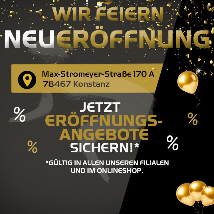 Banner Mobil Neueröffnung in Konstanz